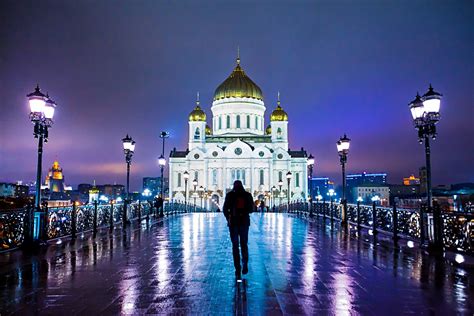 moskau bei nacht  atemberaubende bilder der russischen hauptstadt