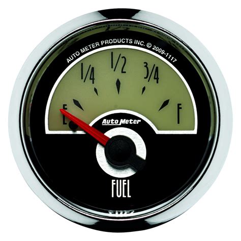 auto meter  cruiser fuel level  dash gauge