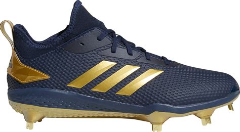 Blue And Gold Cleats Adidas Adizero 5 Star 3 0 Mid Navy Blue Gold