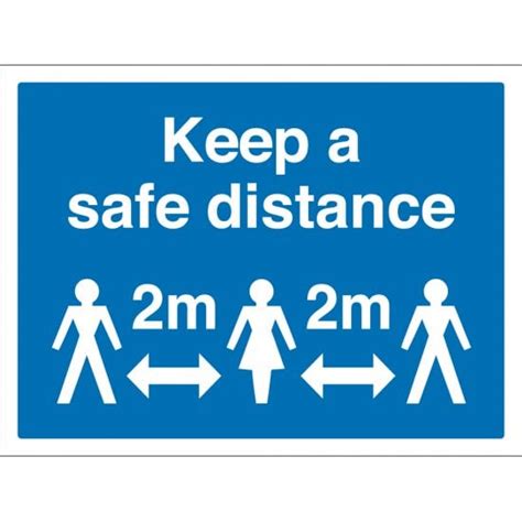 safe distance signs  key signs uk