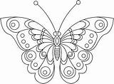 Coloring Butterfly Ar Flower sketch template