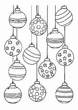 Christmas Coloring Balls Pages Visit Coloringtop sketch template