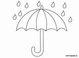 Umbrella Coloring Pages Umbrellas Printable Preschool Kids Crafts Beach Colouring Colour Worksheets Kid Outline Choose Board Weather Printables Clip sketch template