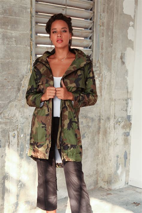long anorak coated military jacket preppy coat