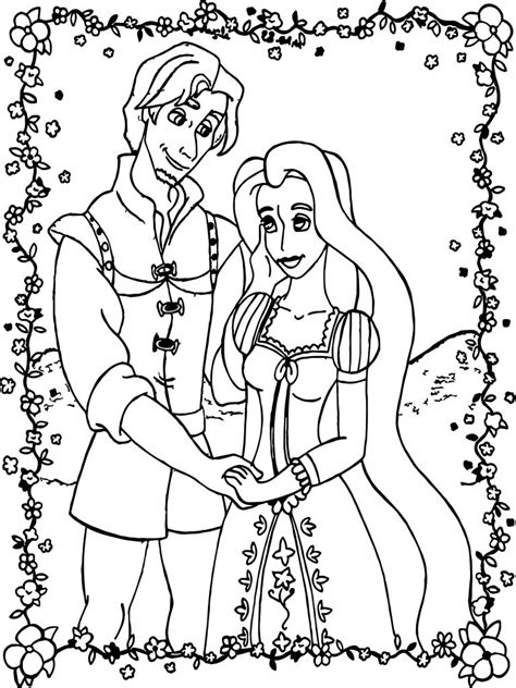 tangled flynn coloring pages coloring pages