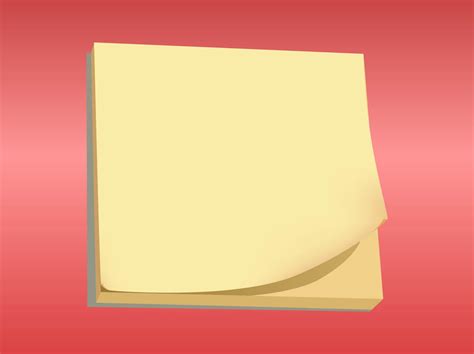 sticky notes vector art graphics freevectorcom