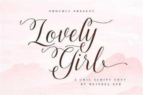 lovely girl font heinzel studio fontspace