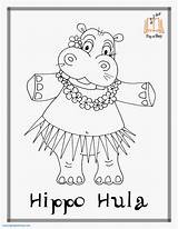 Coloring Pages Hippo Hippopotamus Cartoon Printable Color Hippopotamuses Getcolorings sketch template