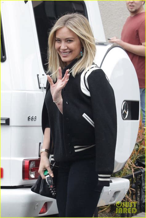 hilary duff spends mother s day with mike comrie and son