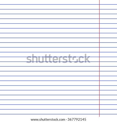 page paper sheet school writing stock vector  shutterstock