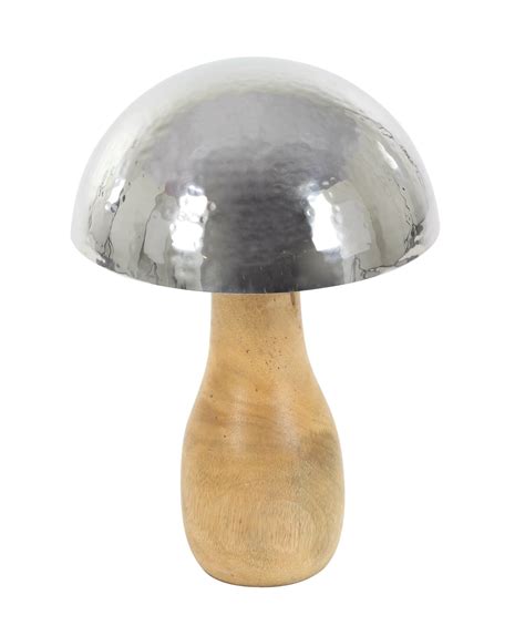 cole and grey stainless steel wood mushroom sculpture ebay