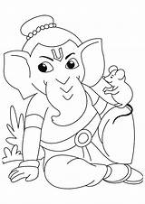 Ganesha Coloring Shiva sketch template