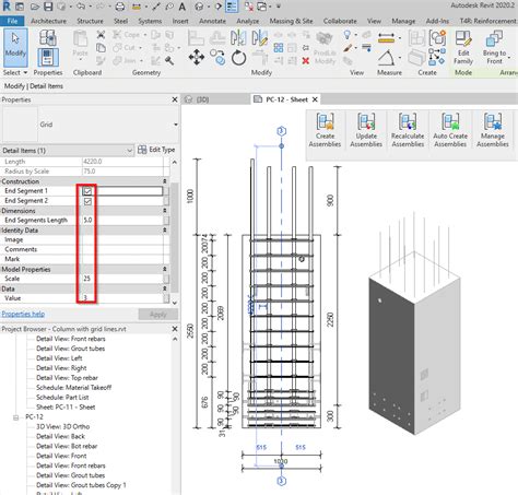 create grid lines  revit assembly views video agacad enabling innovations