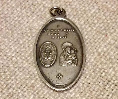 vintage sterling silver four way catholic miraculous medal best kept