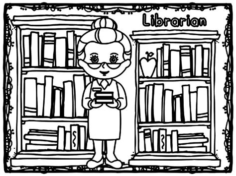 librarian  boy coloring page  printable coloring pages  kids
