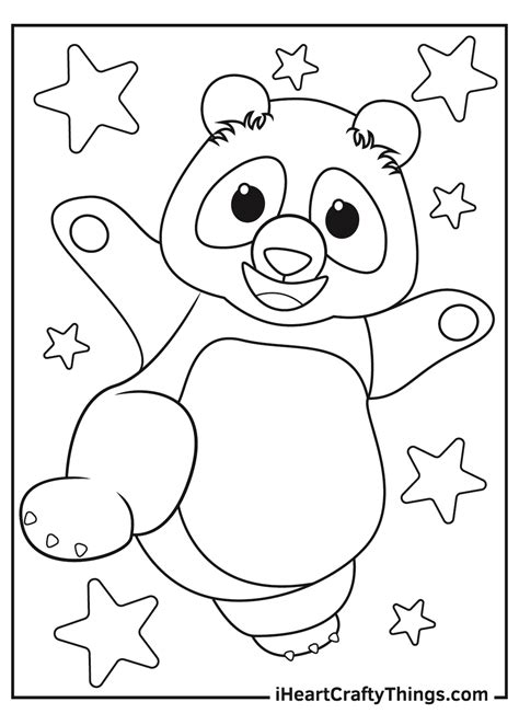 giant panda coloring pages updated