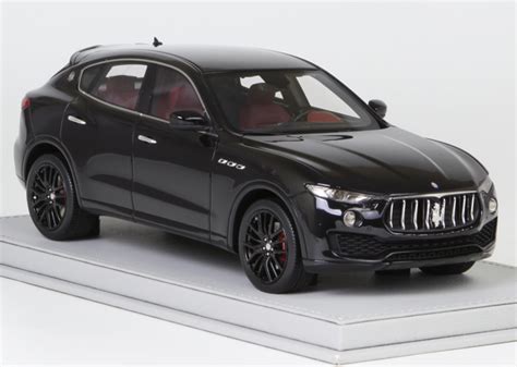 1 18 Bbr Maserati Levante Black Enclosed Resin Model