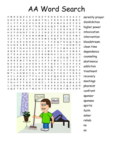 recovery word search printable word search printable vrogueco