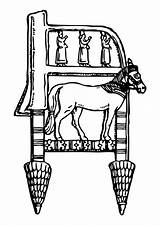 Assyrian Coloring Chair Furniture History Mesopotâmia Pages Ancient Babylon Large Edupics Colorir Imagens sketch template