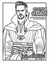 Drawittoo Sorcerer Supreme Coloriage Avenger sketch template