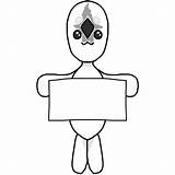 Scp Outline Xcolorings Monsters sketch template