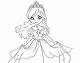 Principessa Estelar Stella Estrela Dibuix Acolore Principesse Dibuixos Coloringcrew Princesas Estel Lar sketch template