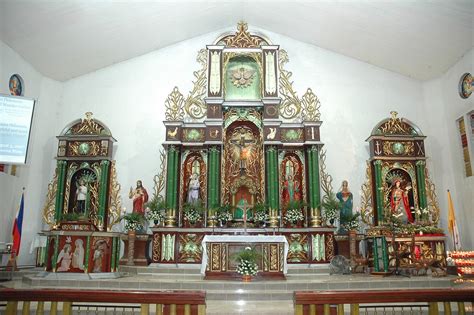 masambong church retablo  holy redeemer parish santu flickr