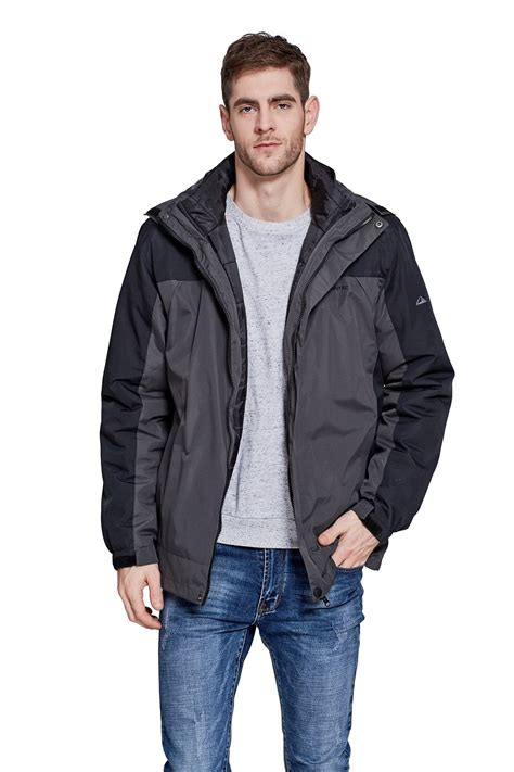 mens    mountain light hooded jacket    windbreaker winter jackets  hood