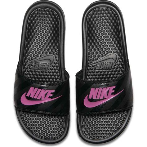 Nike Sb Ladies Benassi Slide Black Pink Footwear Slides Sequence