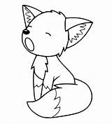 Sleepy Foxes sketch template