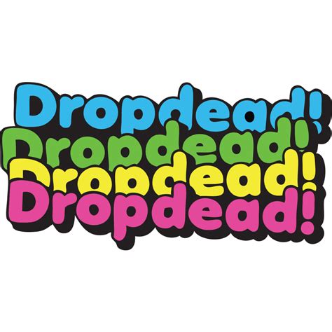 drop dead logo vector logo  drop dead brand   eps ai