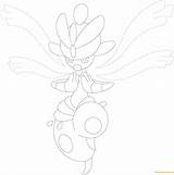 Pages Medicham Mega Pokemon Coloring Cartoons sketch template