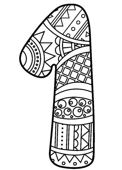 easy number  coloring page  printable coloring pages  kids