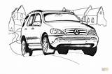 Mercedes Coloring Benz Class Pages Printable Glk Silhouettes Color Supercoloring Categories sketch template