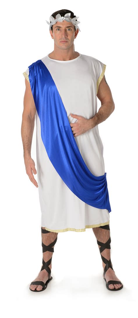 Imperial Ancient Roman Adults Fancy Dress Greek Grecian Toga Tunic