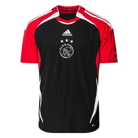 ajax training  shirt climacool teamgeist blackbold redwhite wwwunisportstorecom