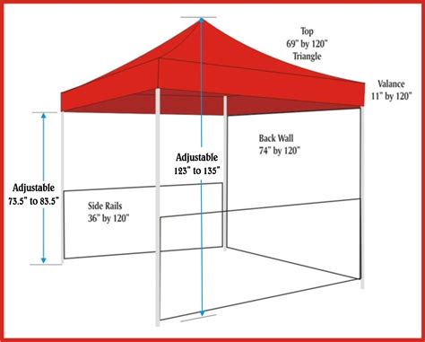 promotents polyster vinyl accessories kiosk star tents
