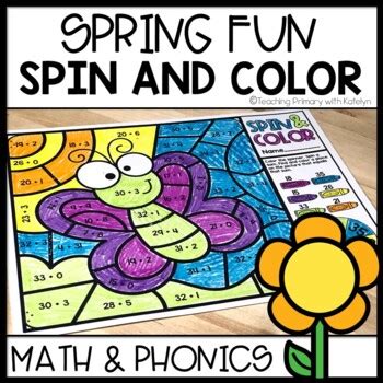 spring coloring activity  regal firsties teachers pay teachers