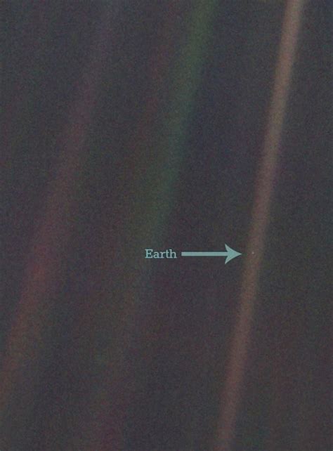 an early draft of carl sagan s famous pale blue dot quote the atlantic