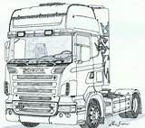 Daf Scania Kleurplaat Lkw Vrachtwagen Camiones Carreta Malvorlagen Zeichnungen Ausmalen Colorear Dibujos Caminhão Caminhao Zeichnung Vrachtauto Coches Disegni Dessins Tekening sketch template