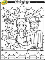 Coloring Labor Pages Printable Crayola Career Workers Activities Kids Kindergarten Color Elementary Print Ready Students Careers Get Sheets Printables Getcolorings sketch template