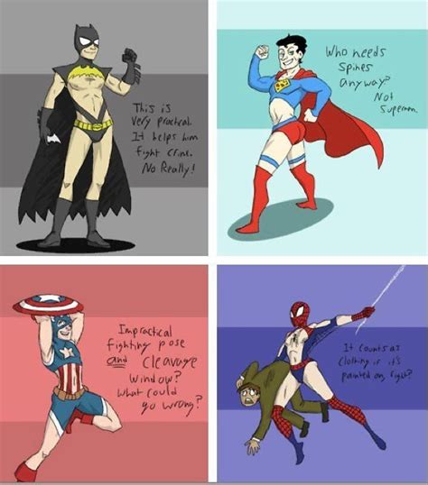if male superhero costumes were designed like female superhero costumes