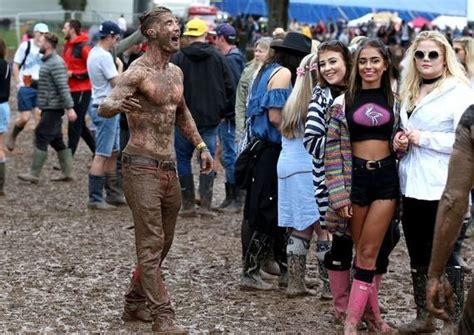 music fans party in the mud at t in the park barnorama