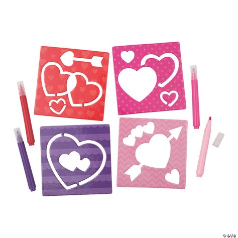 valentines day stencils oriental trading