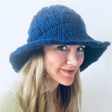 Knitted Roll Brim Hat [free Knitting Pattern]