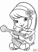 Coloring Strawberry Shortcake Pages Cherry Jam Girls Drawing Cute Printable sketch template