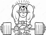Pesas Levantamiento Sportsman Deportista Lifting Weightlifting раскраска спортсмен Blanco Fuerte Atleta sketch template