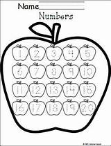 Apples Editable Madebyteachers Learning Tracing Traceable Counting sketch template