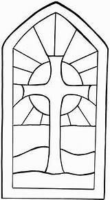 Stained Glass Easter Church Window Patterns Templates Christmas Color Clipart Cross Template Christian Coloring Pages Pattern Stain Windows Google Crosses sketch template