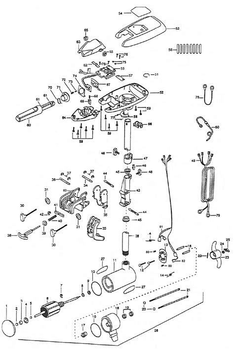 minn kota riptide  parts diagram boat wiring